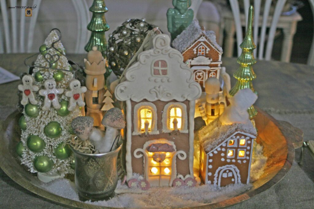 faux gingerbread houses DIY