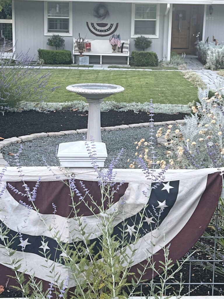 Patriotic Curb Appeal Design with Style