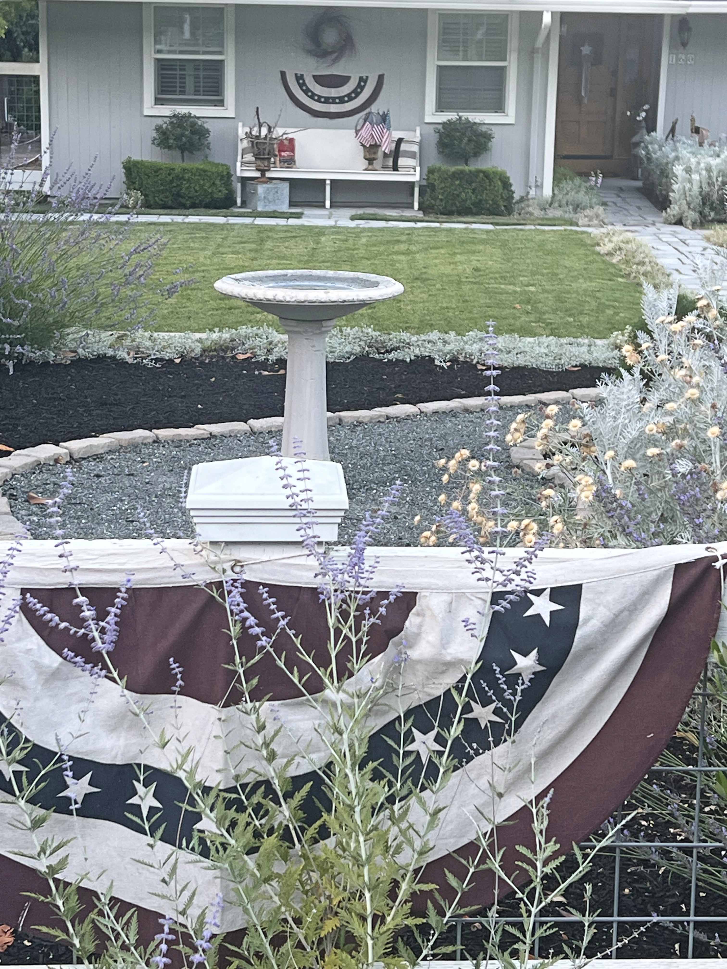 Patriotic Curb Appeal Design with Style