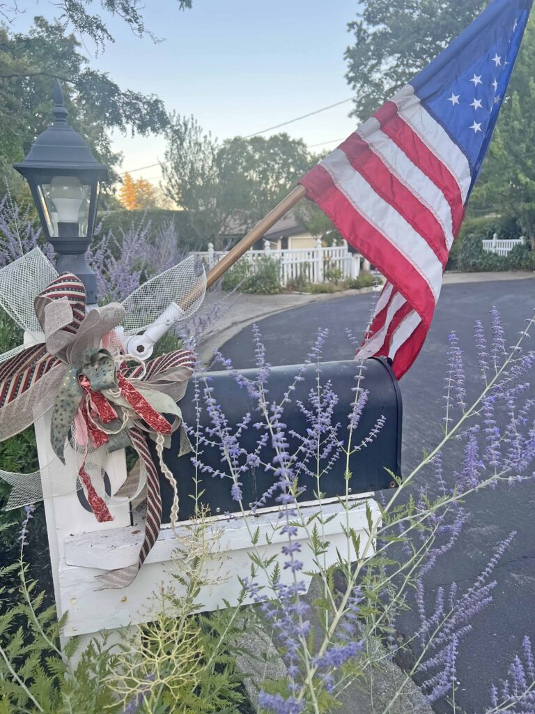 Patriotic Curb Appeal Design with Style