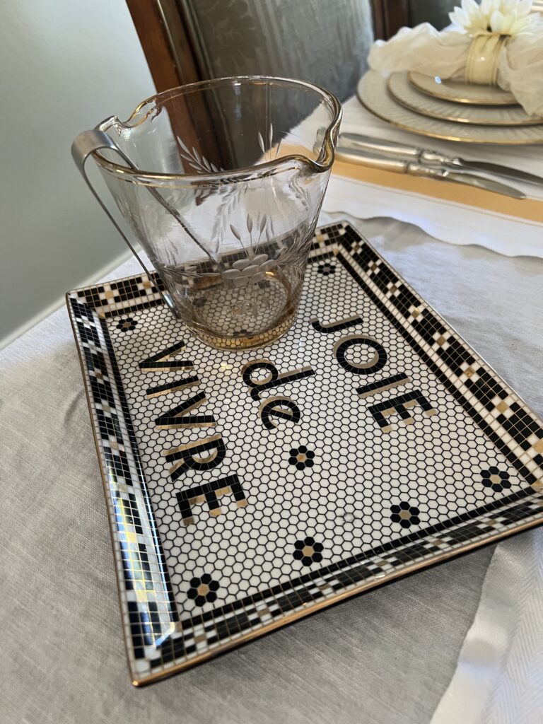 Joie de Vivre Anthropologie bistro tray